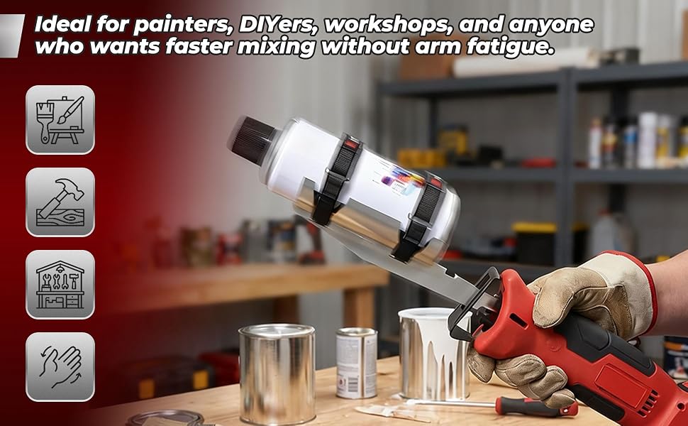 ColumPRO Spray Paint Can Shaker for Reciprocating Saws