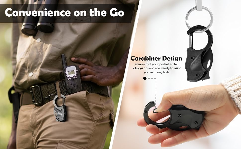 carabiner camping tool