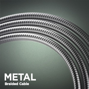 Metal braided