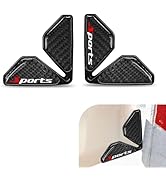 sdidzad 2 PCS Car Door Corner Guards, Carbon Fiber Anti-Collision Car Door Edge Protector, Scratc...