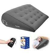 Luxtude Inflatable Wedge Pillow for Traveling, Bed Wedge Pillow for Sleeping, Acid Reflux Relief,...