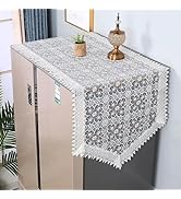 YUZHANGHE Refrigerator Dust Proof Cover Dustproof Washer and Dryer Covers for The Top Lace Fridge...