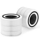 Leemone Core 300 Ture HEPA Replacement Filter, for LEVOIT Core 300 &amp; 300S, 3-in-1 Filtration Syst...