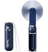 VigorLife Mini Handheld Fan,USB Rechargeable 3 IN 1 Personal Cooler Fans with Power Bank,LED Flas...