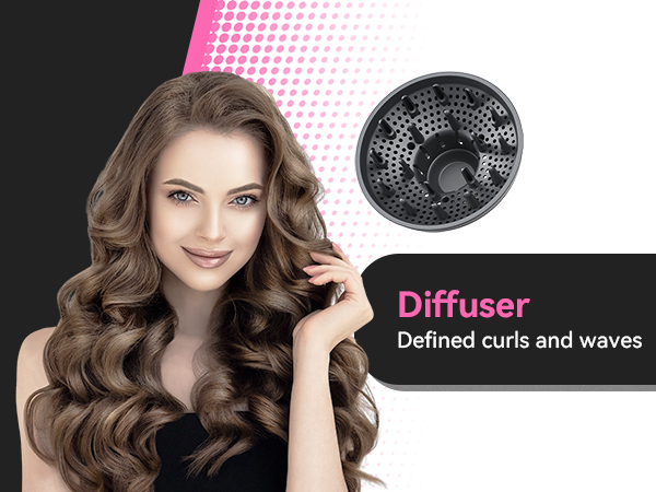 high speed hair dryer blow dryer electric diffuser travel gift