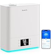 GoveeLife Smart Humidifiers for Bedroom Large Room, Top-Fill Cool Mist 6L WiFi Air Humidifier, Au...
