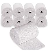 Falling in Art 4inch x180inch 500gsm Wrap Plaster Cloth Rolls (4inch x 15 feet), 8 Pack