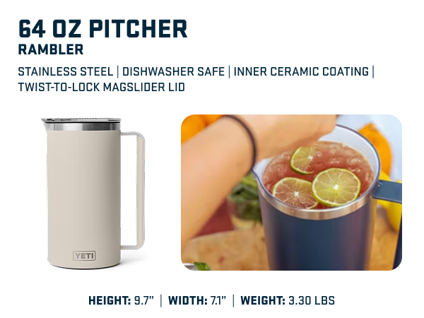 64 ounce rambler pitcher