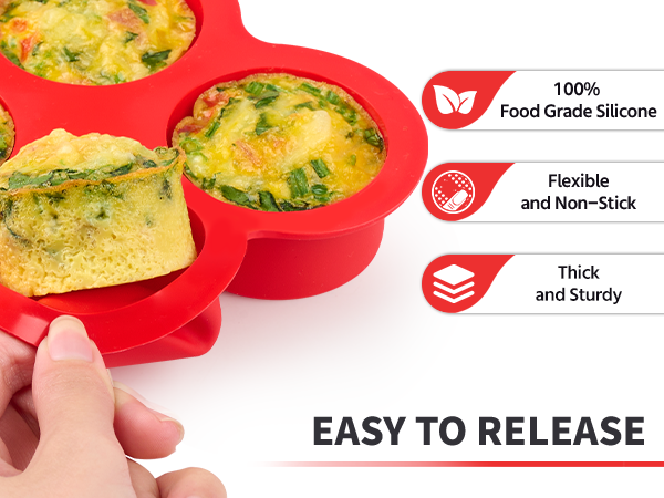 Silicone Egg Bite Molds