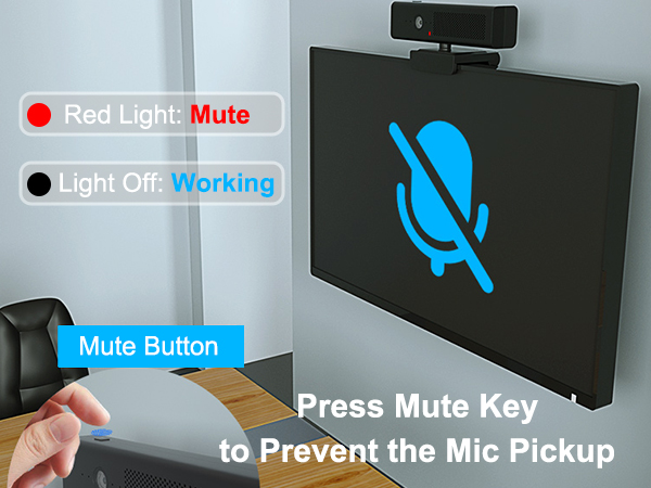 speaker and camera for computer