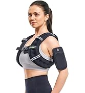Liveet Weighted Vest, 5 10 15 20 25 30 lbs Weighted Vest for Women Men, Weight Vest with Reflecti...