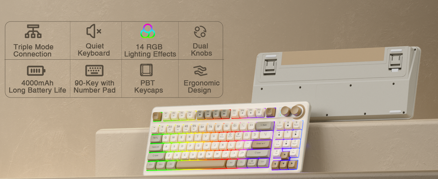 creamy keyboard