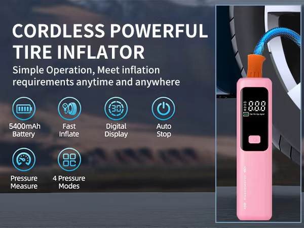  150PSI Cordless Car Tire Pump 