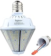 Dephen 80W Removable E26&amp;E39 LED Bulb - 10400Lm LED Corn Light Bulb 5000K Corn Lamp Bulb UL-Liste...
