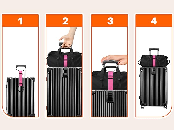 Luggage Straps for Suitcase, Luggage Connector Straps