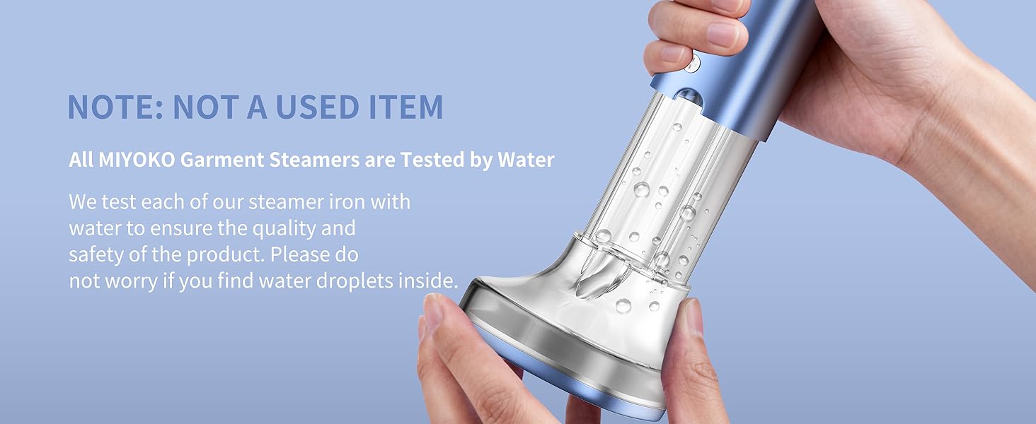 MIYOKO 2-in-1 Garment Steamer for Clothes