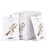MYARO 12 Packs Vanilla Scented Sachets for Drawer and Closet, Long-Lasting Closet Sachet Bags Dra...