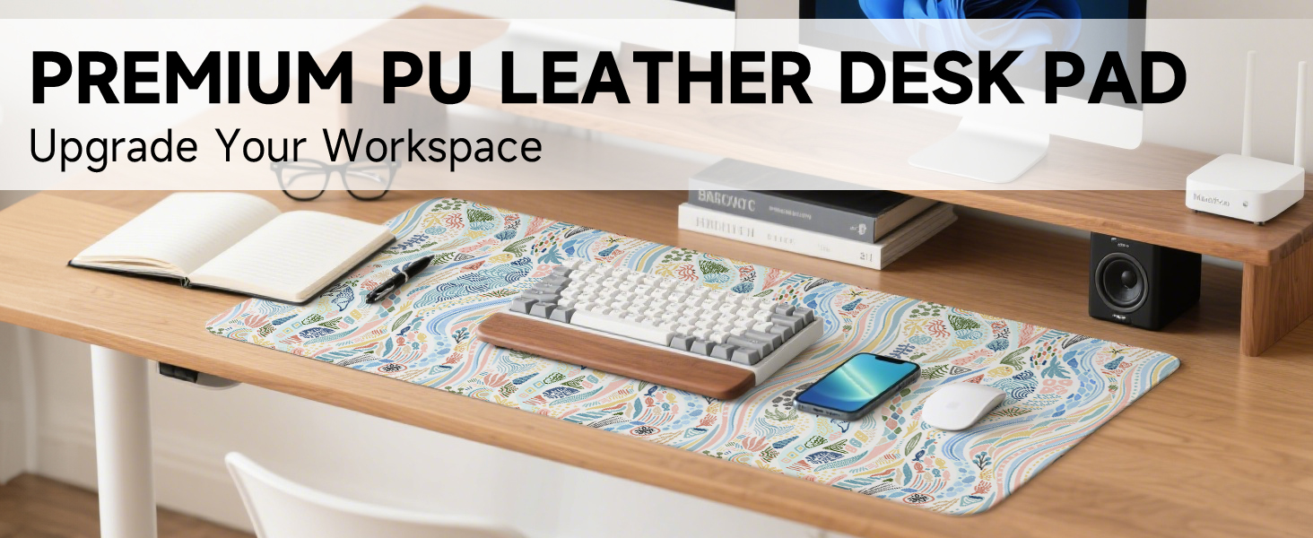 PU LEATHER DESK MAT