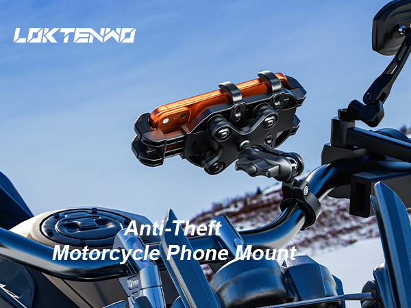 Anti-Shake motorcycle phone holder