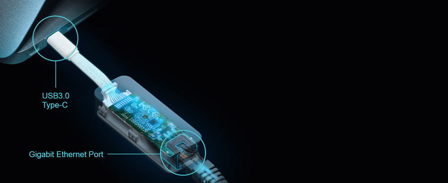 Gigabit Port Usb-c ethernet adapter