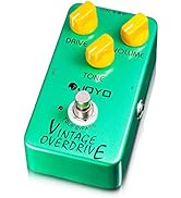 JOYO Vintage Overdrive Pedal Classic Tone for Electric Guitar Effect - True Bypass (JF-01)