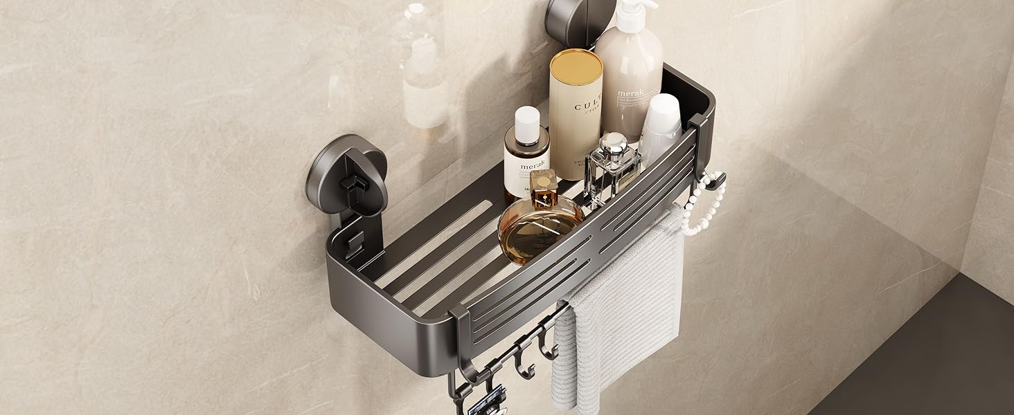 shower organizer suction