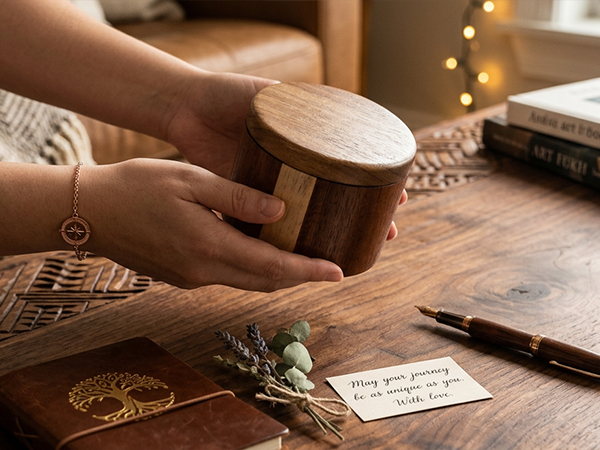 wood salt cellar