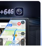 ATOTOZONE A6 9inch Android Double DIN Car Stereo, 4G LTE WiFi ChatGPT in-Dash Navigation, 4G+64G ...