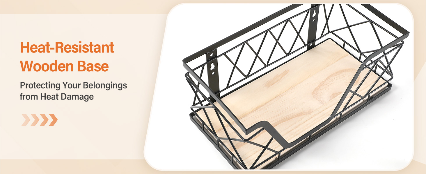 Heat-Resistant Wooden Base