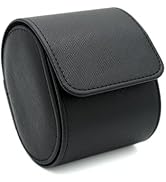 HUYUTAWE Watch Travel Case Portable Organizer - Luxury Watch Roll Travel Box Recycled Leather Wat...