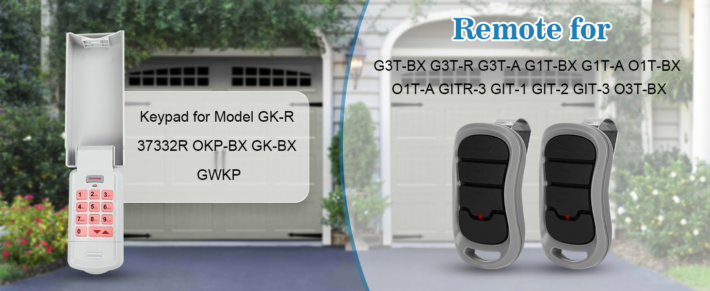 Garage Door Opener Keypad&amp;Remote