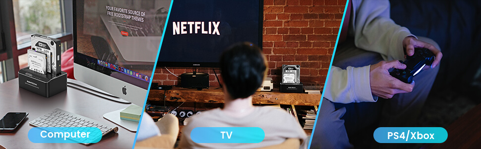 RSHTECH computer hard drive enclosure dock RSH-DS01