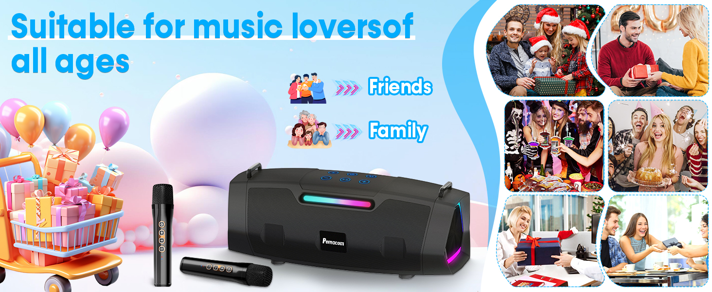 karaoke machine with wireless microphone