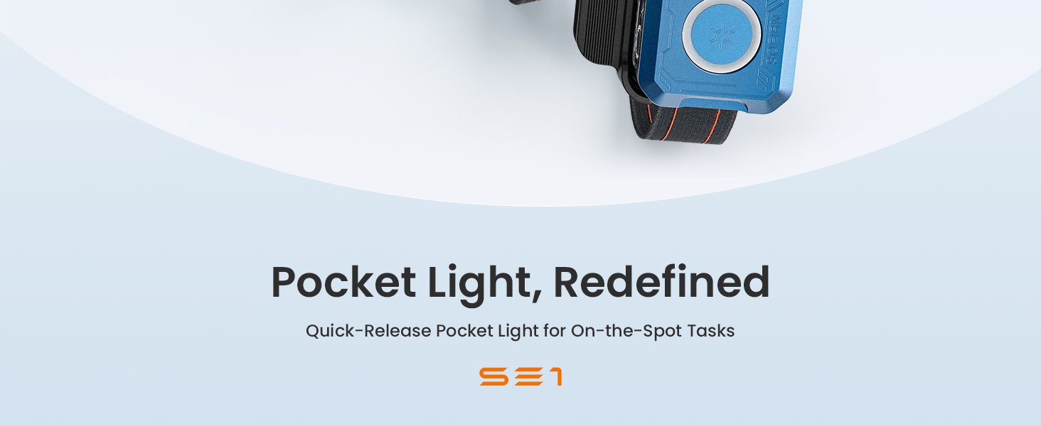 SE1 pocket flashlight keychain light