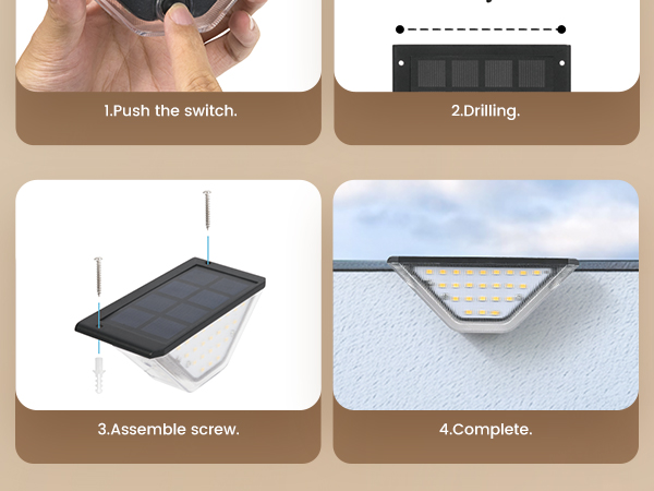 SOLAR STEP LIGHTS