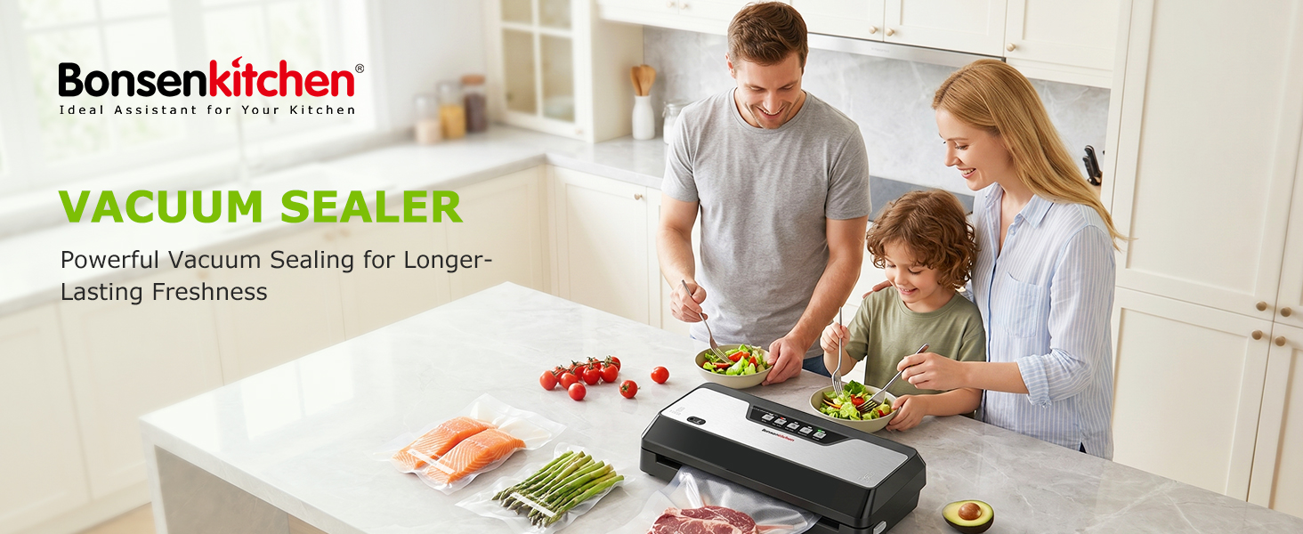 Bonsenkitchen Vacuum Sealer for Food
