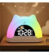 Ankilo Upgraded Kids Alarm Clock, Ok to Wake Alarm Clock for Kids, Toddlers Sleep Training Clock ...