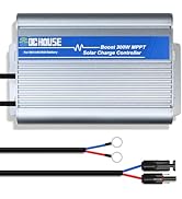 DC House 300W Boost MPPT Solar Charge Controller, 22V-65V Input, 99% Charging Efficiency, Suitabl...