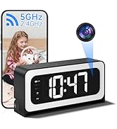 JUFLSKY Smart Clock Camera,5G&amp;2.4G WiFi Security Cameras Wireless Indoor,2K Cameras for Home Secu...