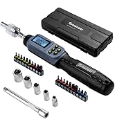 GROWNEER Upgraded Digital Torque Screwdriver, 3.5-70.8 In-lbs/0.4-8 Nm, 1/4'' Drive Inch Pound Ra...