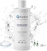 KUNPHY Jewelry Cleaner, Ultrasonic Cleaner Solution - Jewelry Cleaner for Gold, Silver, Platinum ...