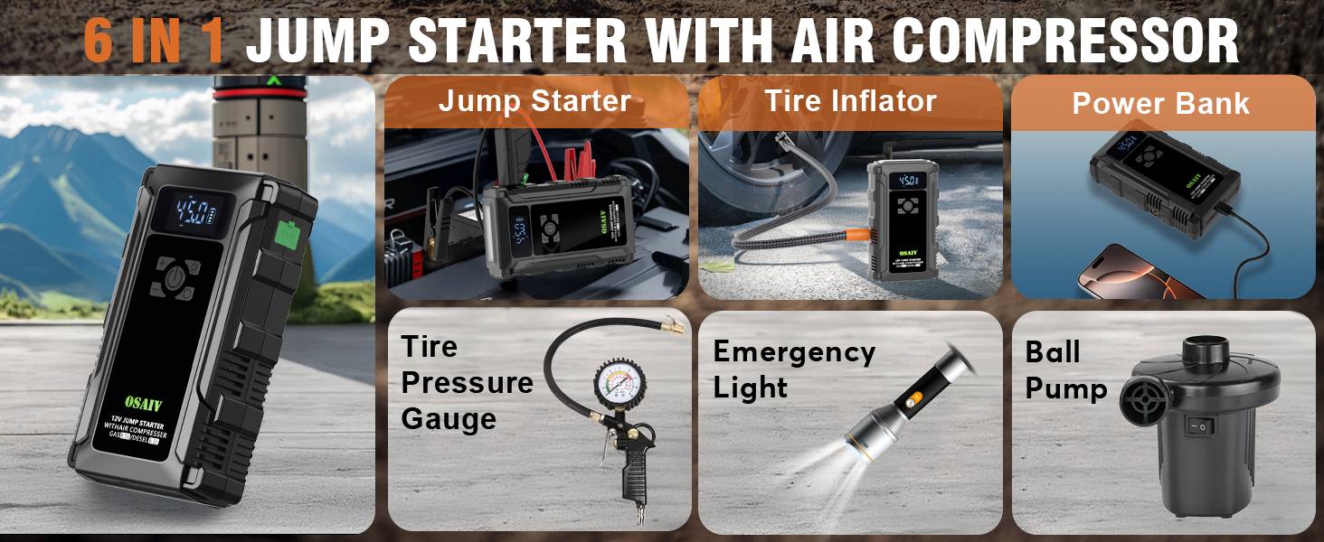 battery booster jump starter
