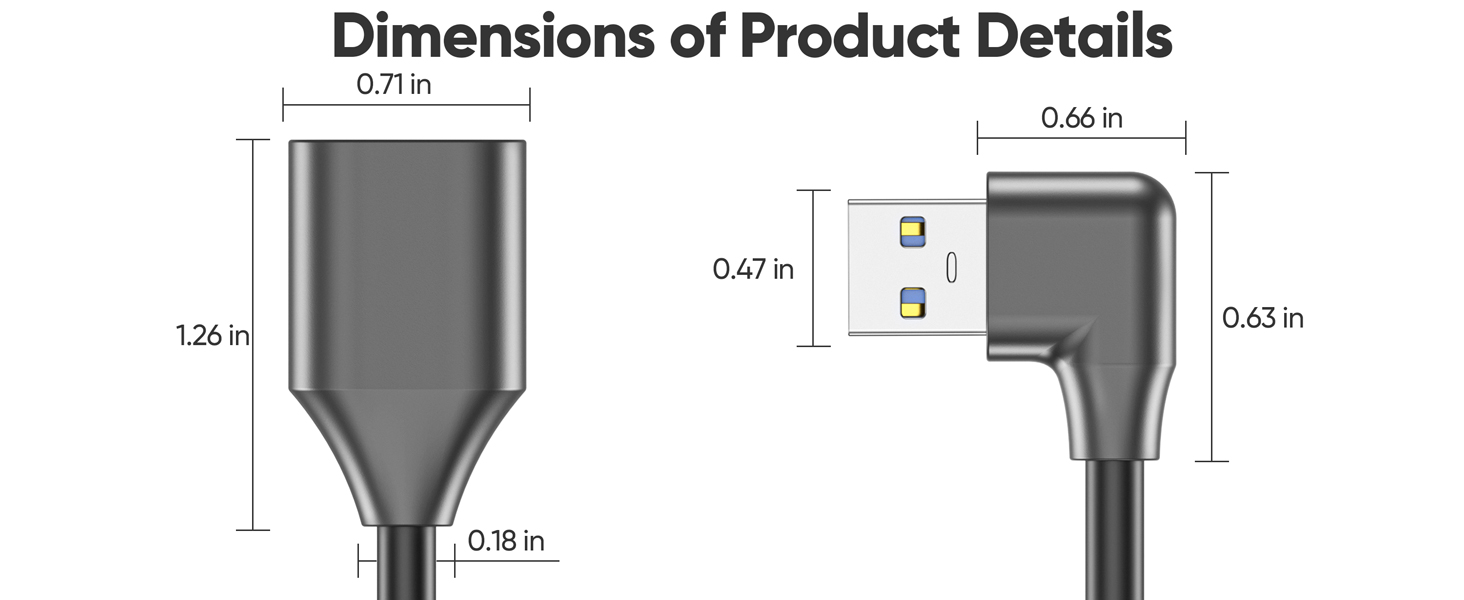 usb male to female
