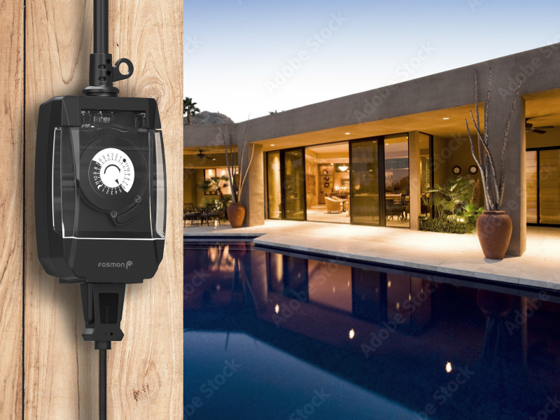 outdoor light timer