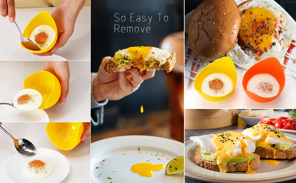 silicone poached egg cooker cup
