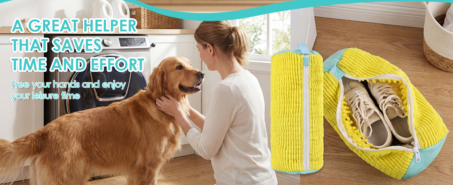 shoe washing bag
