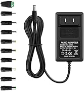 Arkare 12V 3A Power Supply Adapter 36W ac/dc Charger AC 100V-240V to DC 12Volt 3amp Power Cord 12...