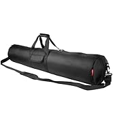 HEMMOTOP Tripod Bag, 47x8.3x8.3 in All Thick Padded Tripod Carrying Case with Shoulder Straps and...