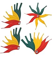 DASBET 4 Pack Brake Lining Thickness Gauge, 8 Piece Brake Pad Measuring Tool Color Coded with Met...