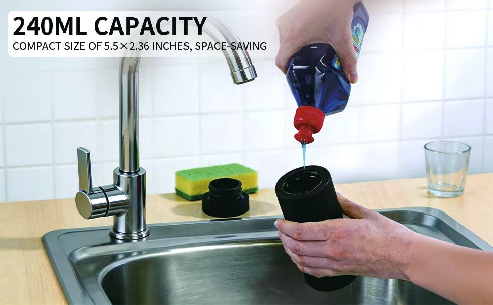 squeeze dish soap dispenser